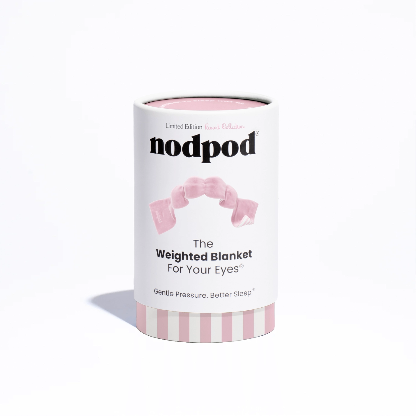 Weighted Sleep Mask - Resort Collection Pink Cabana