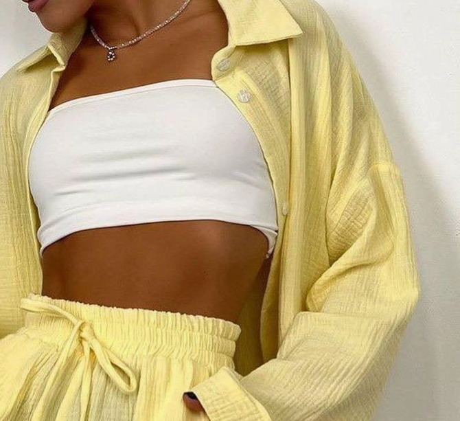Textured Tie Short