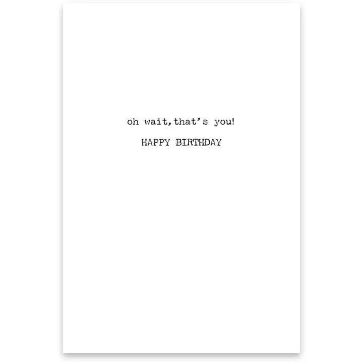 Old People Greeting Card