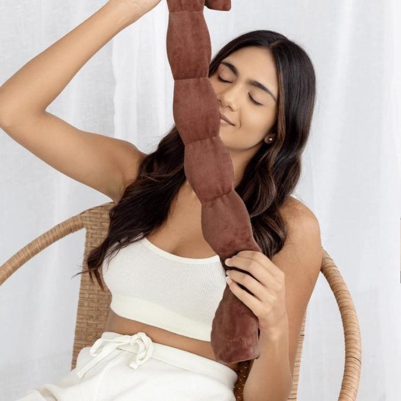 Mocha Weighted Sleep Mask - Eye Mask Mocha