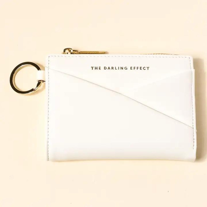 The Darling Effect Luxe Pocket Wallet - White