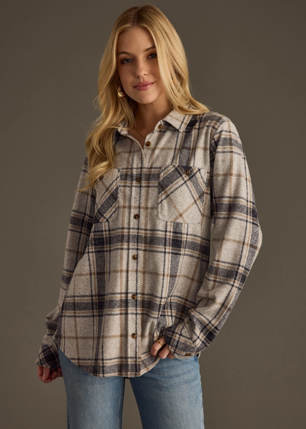 Plaid Button Up