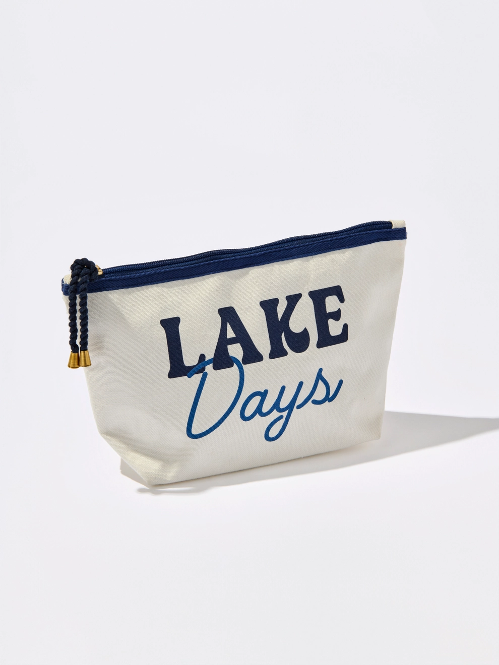 Lake Days Zip Pouch - Ivory