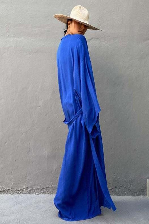 Loose Fit Long Cardigan Cover Up (One Size)