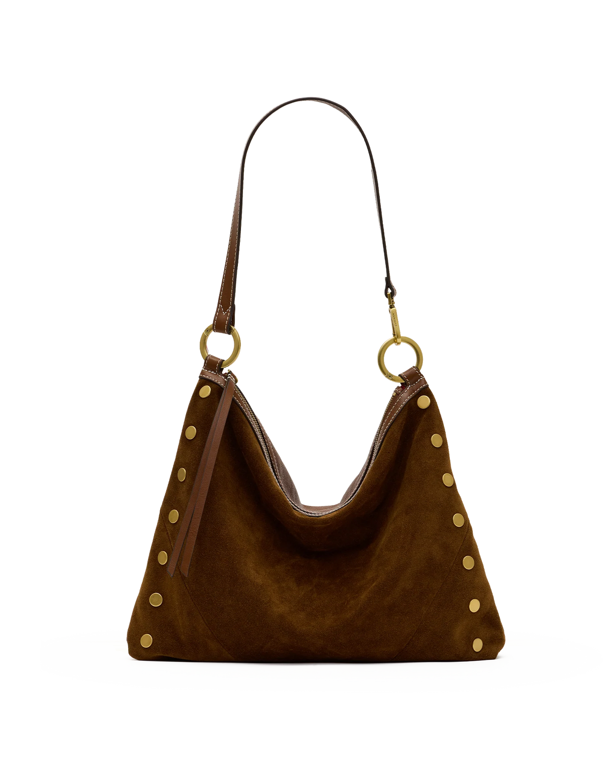 Hammitt Kyle Lrg - Cinnamon Suede/Antique Gold