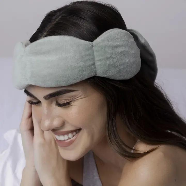 Onyx Black Weighted Sleep Mask - Eye Mask Sage