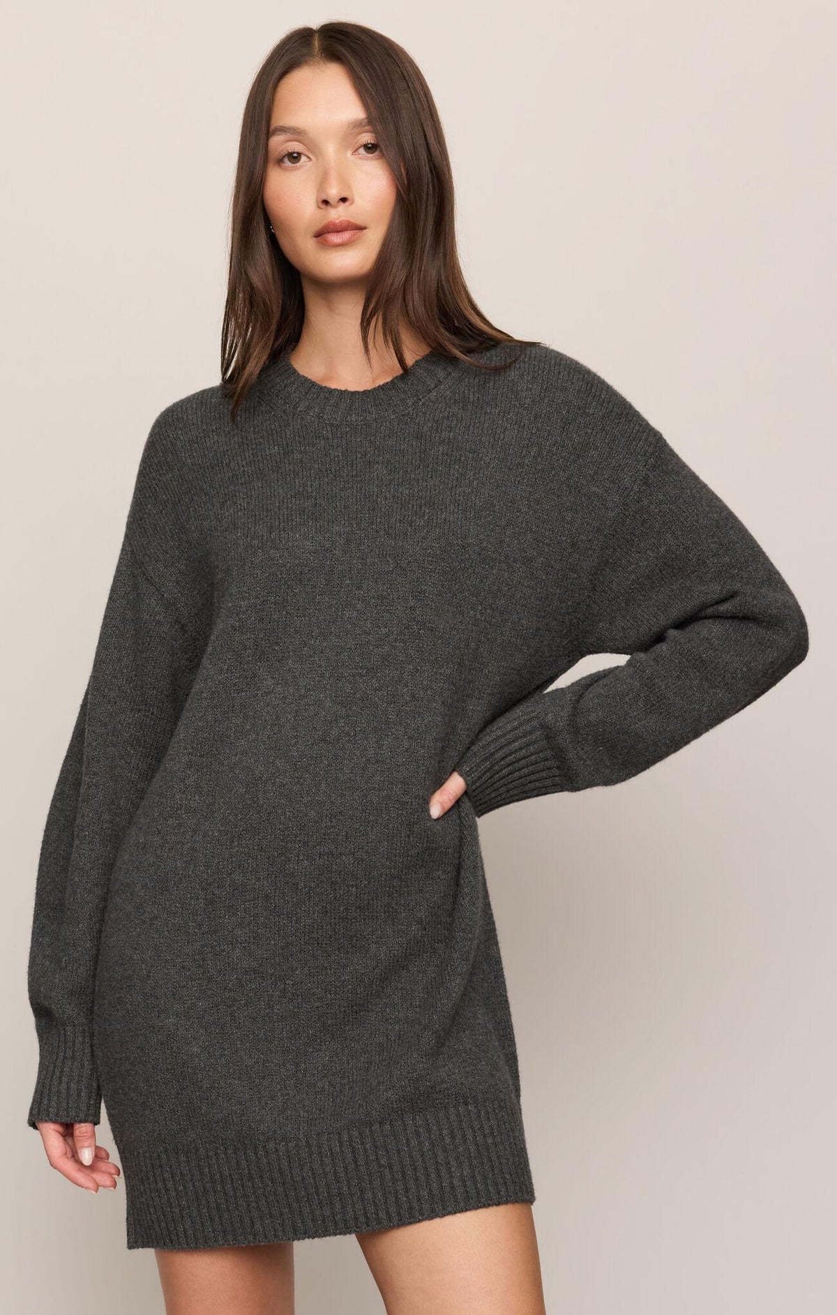 Fairmont Sweater Dress - Charcoal Heather