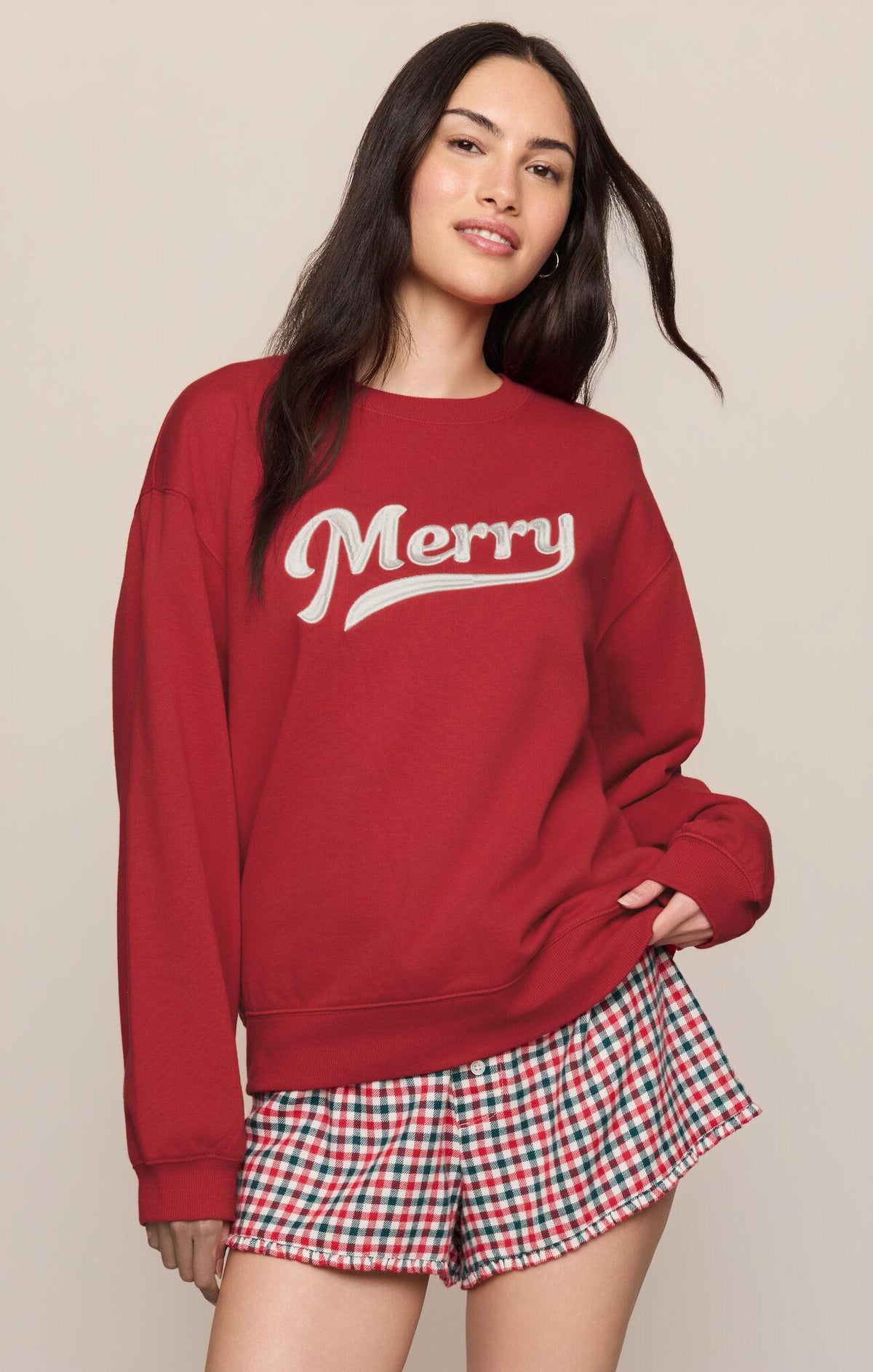 Holiday Sweatshirt - Ruby Red