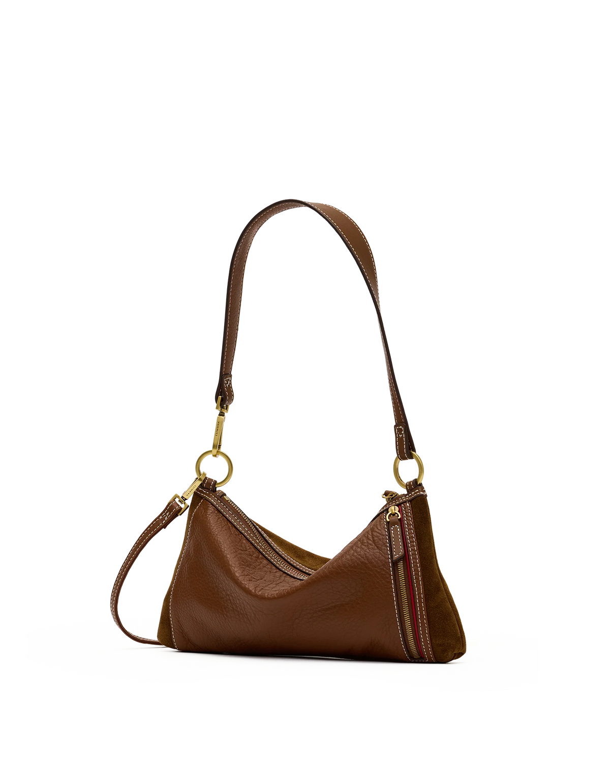 Hammitt Kyle Sml - Cinnamon Suede/Antique Gold