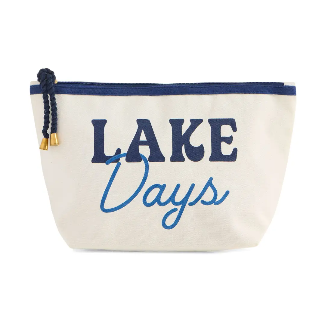 Lake Days Zip Pouch - Ivory