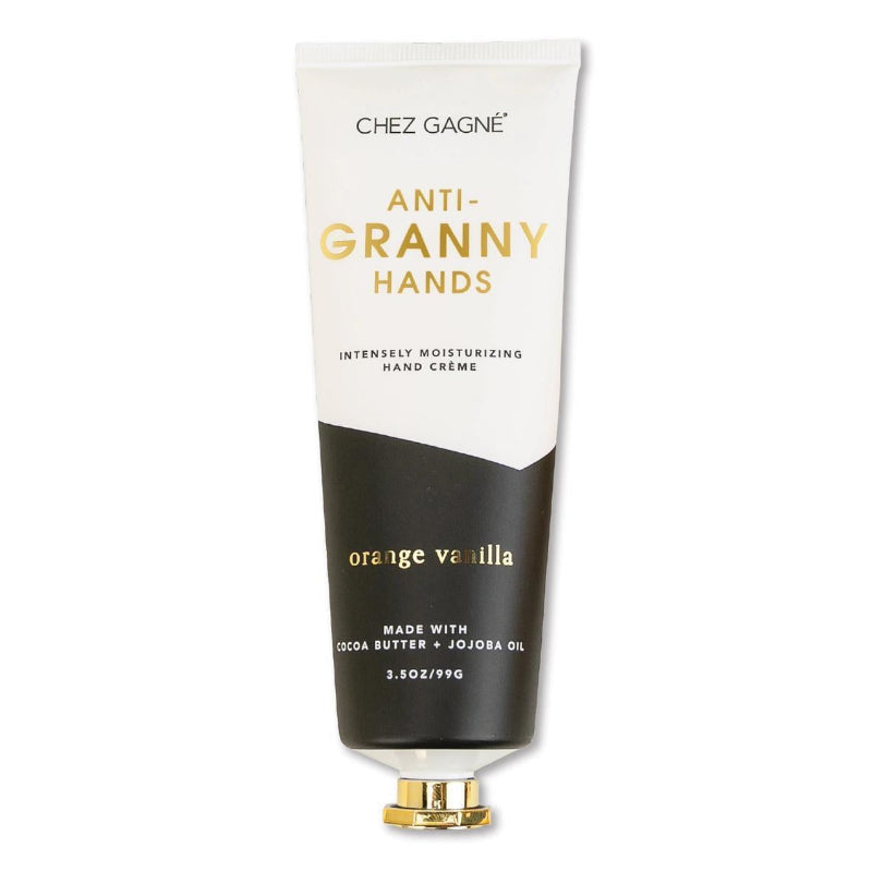 Chez Gagné Anti-Granny Hands - Hand Cream, Funny Gift, Orange Vanilla