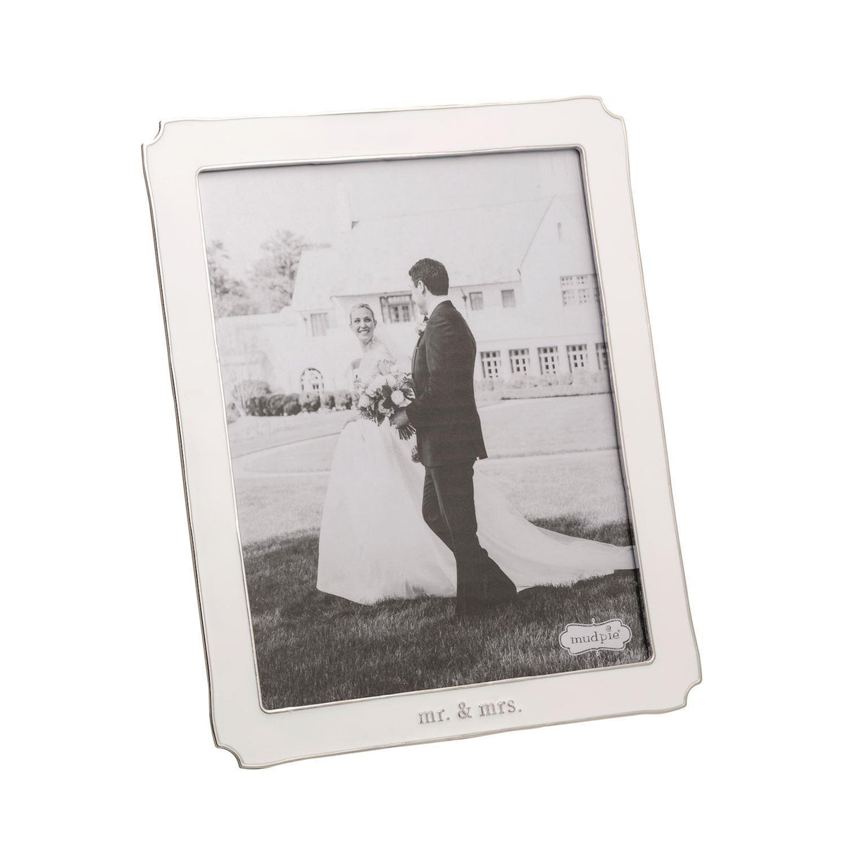 Large Mr. & Mrs. Enamel Frame