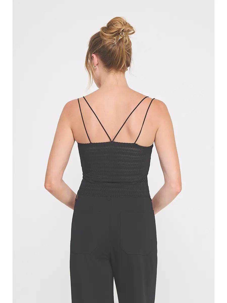 Zig Zag Patterned Bralette Cami