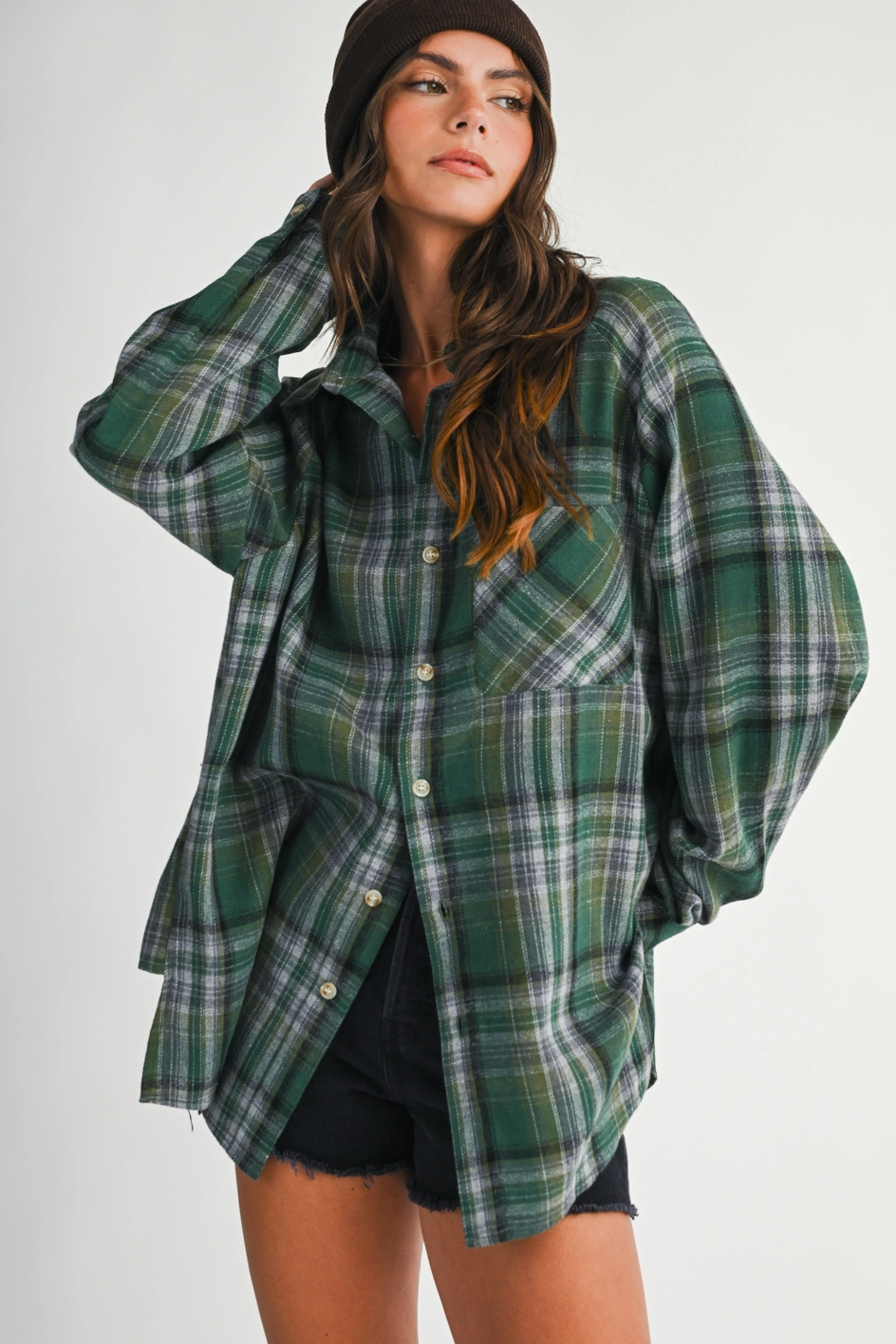 Abri Plaid Flannel Shirt