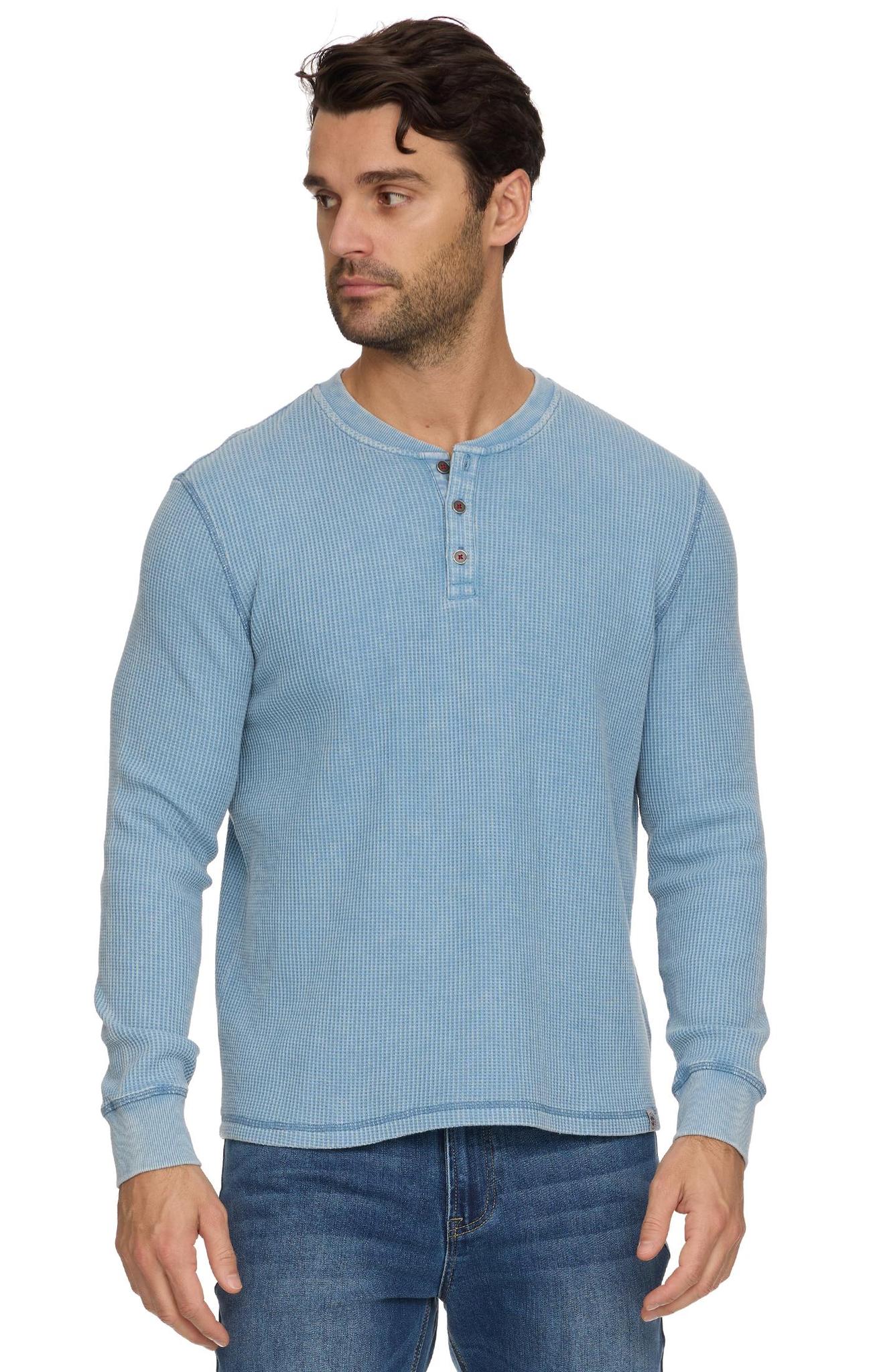 Vintage Soft Waffle Henley