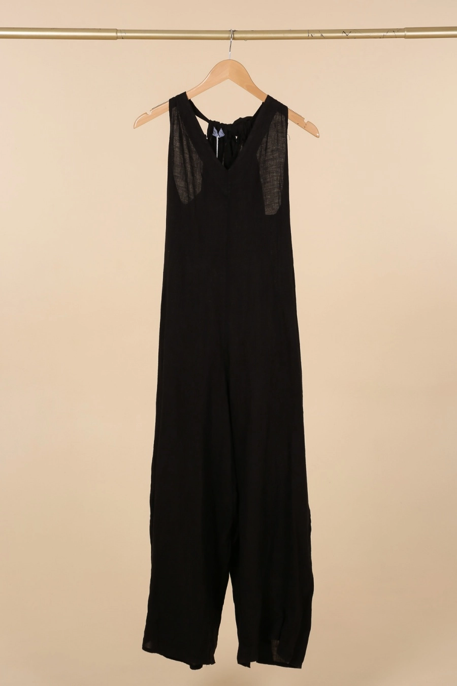 Linen Sleeveless Jumpsuit