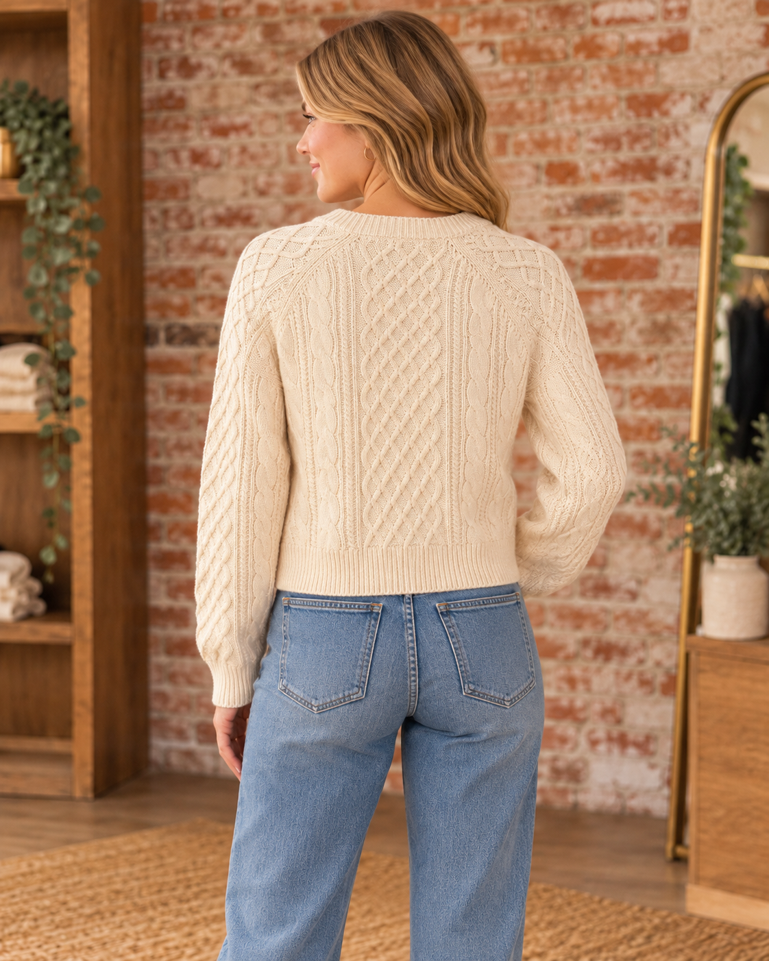 Entro Cable Knit Sweater