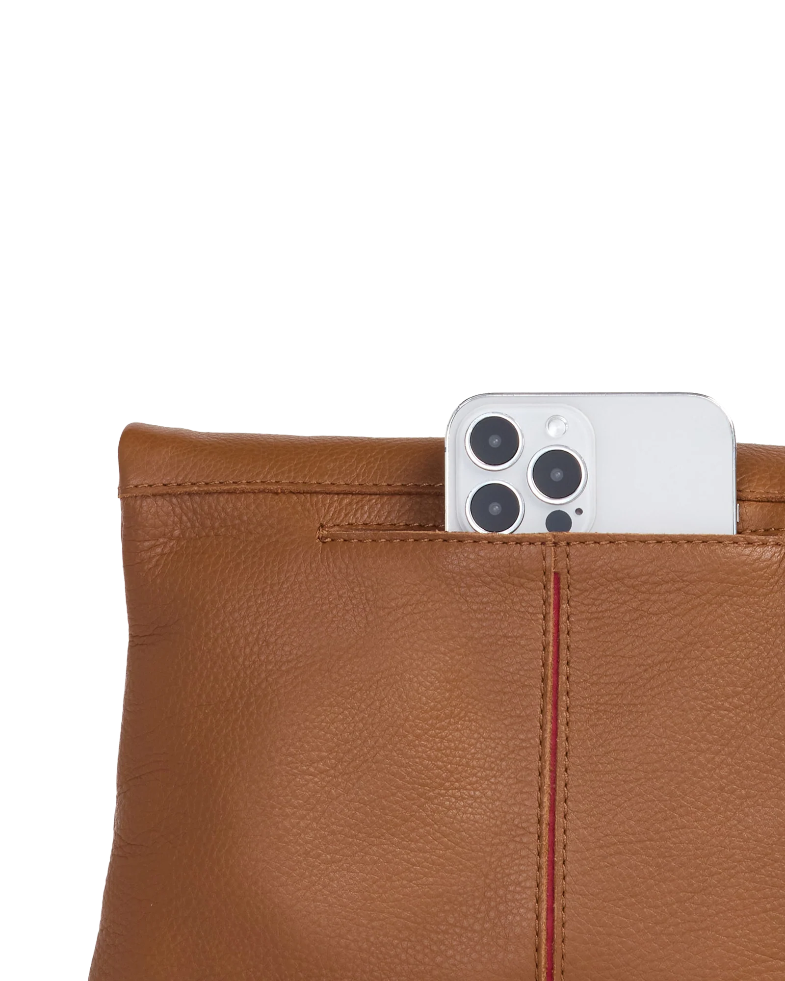 Hammitt VIP Med - Mahogany Pebble/Brushed Gold Red Zip