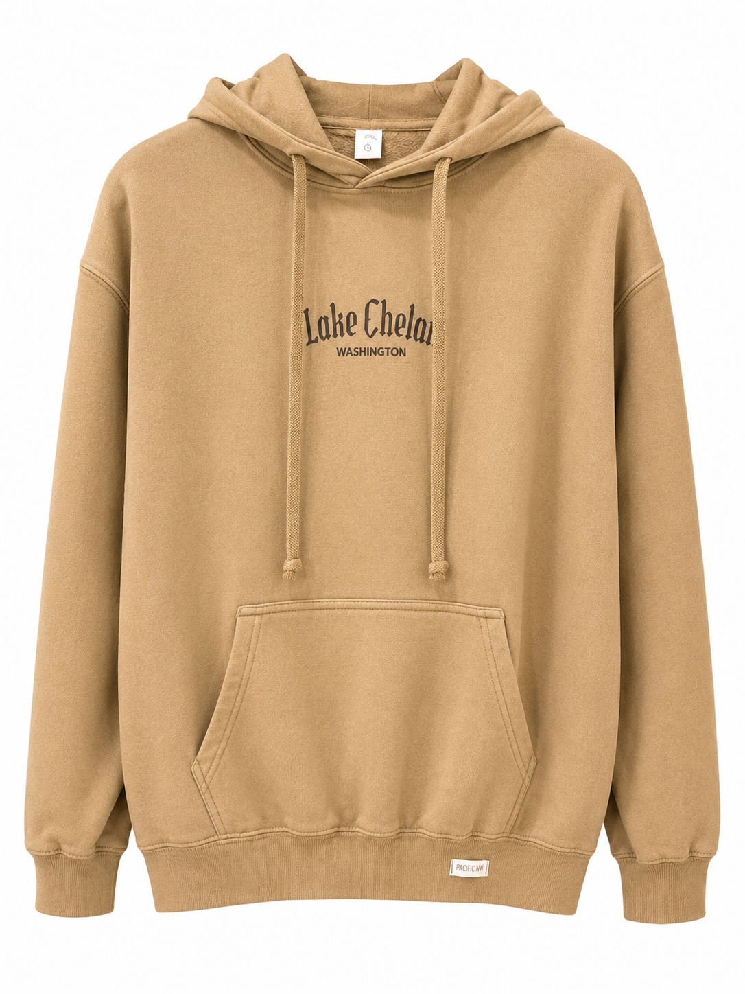 Lake Chelan, Washington Dye Pullover Hoodie
