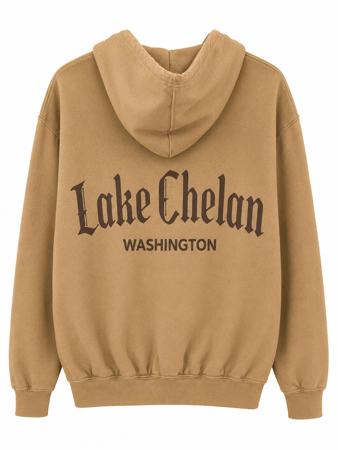 Lake Chelan, Washington Dye Pullover Hoodie