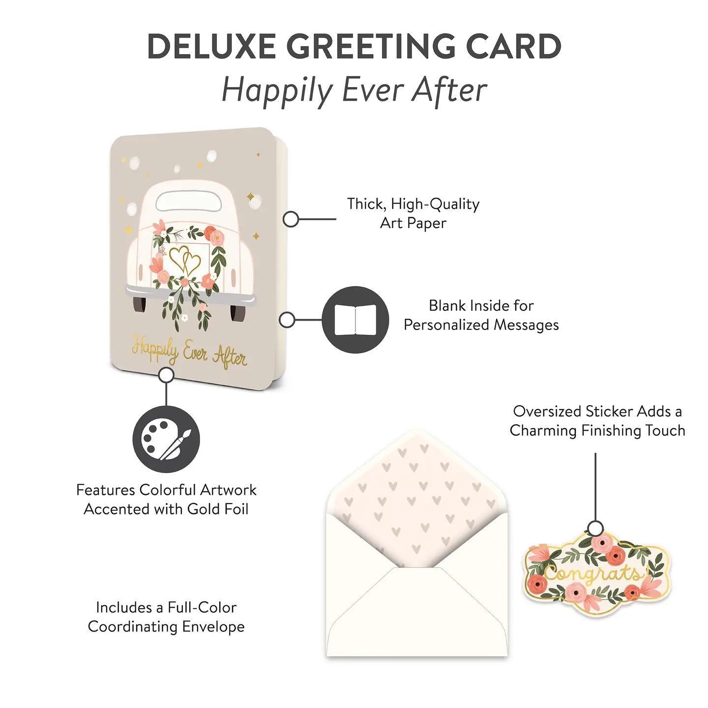 Wedding Greeting Card – Happily Ever After