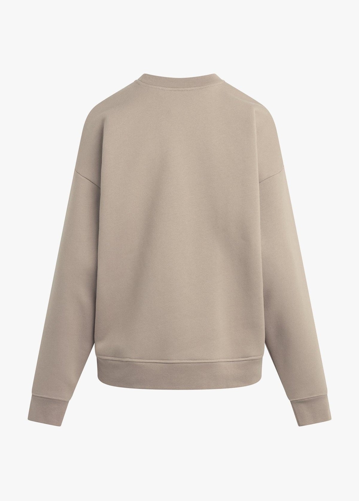 The Collegiate Sweatshirt - Soft Taupe/Garden
