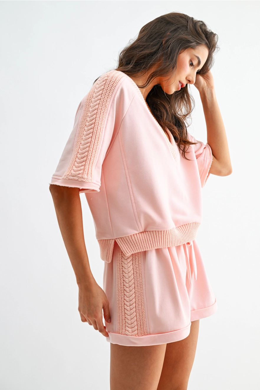 Knit Trim Lounge Shorts