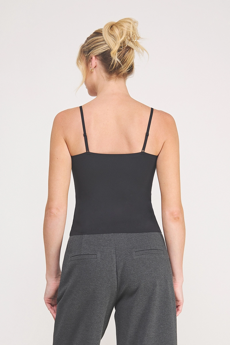 Cami Bralette w/Eyelash Lace Trim - O/S