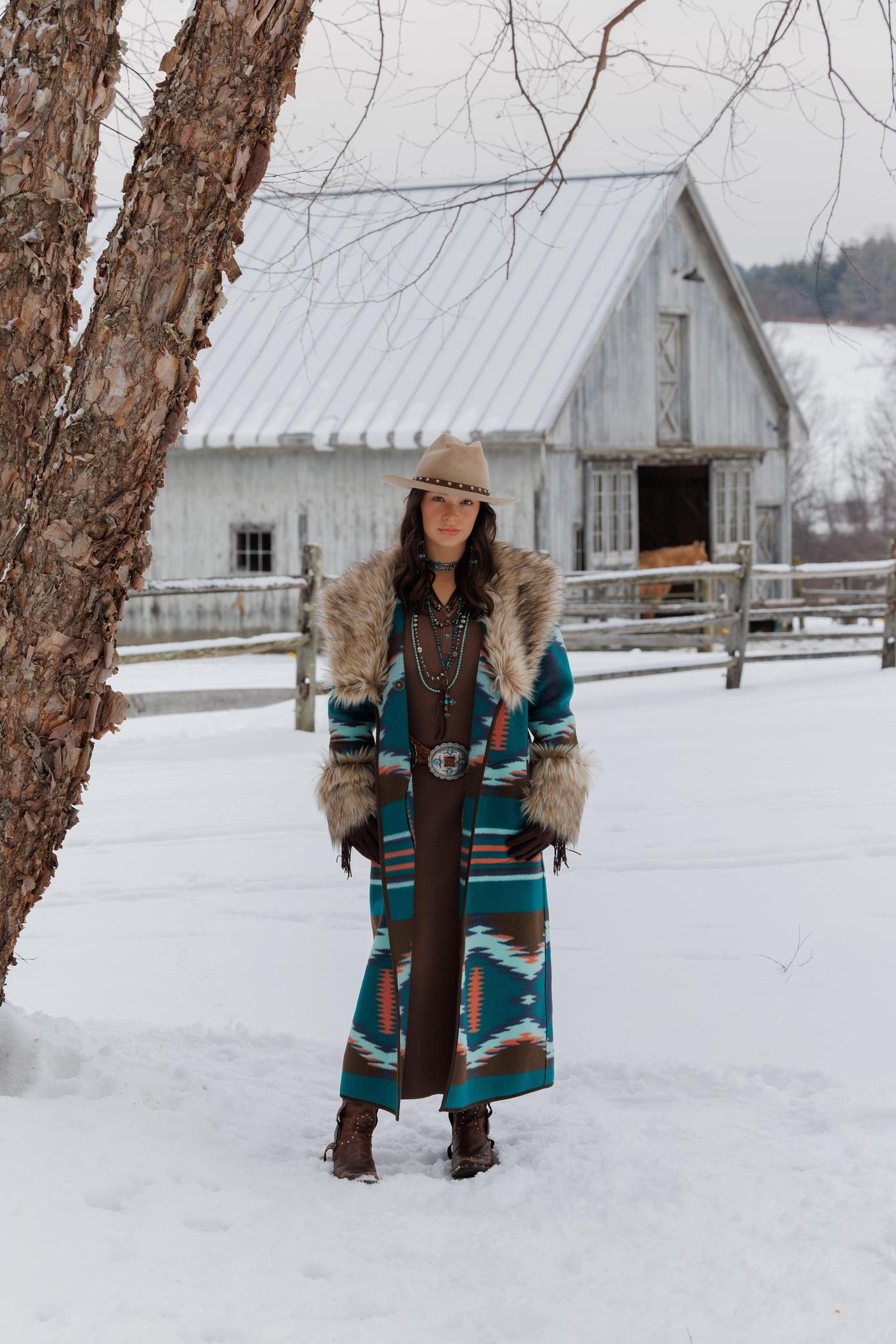 Clive Coat - Teal