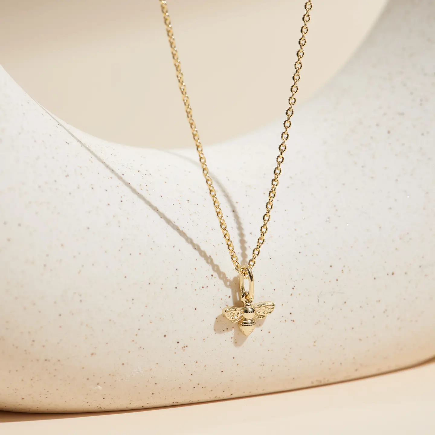 Gold Bee Necklace