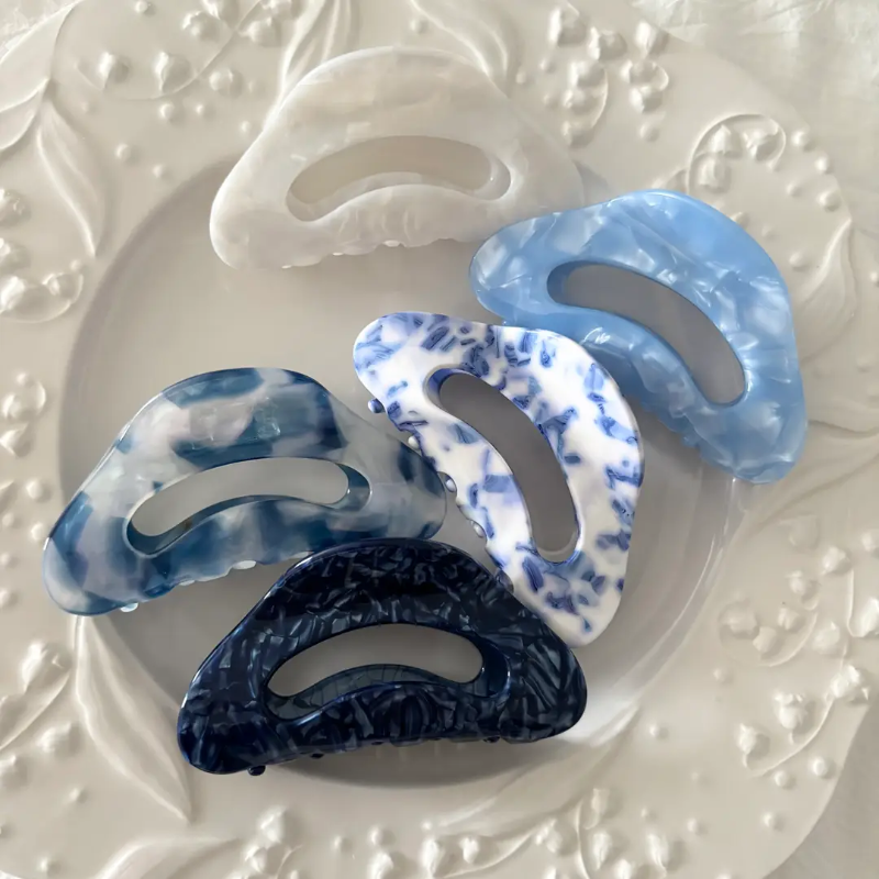 LoveLina Modern Arc Hair Claw (ANGELA-BLUE)