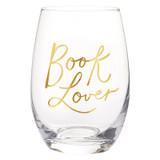 Stemless Wine Glass - Book Lover