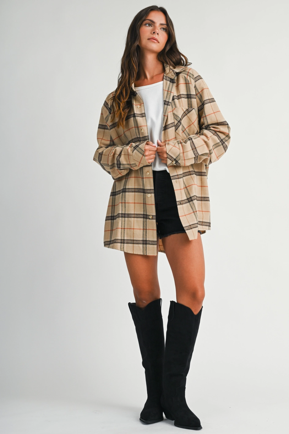 Abri Plaid Flannel Shirt
