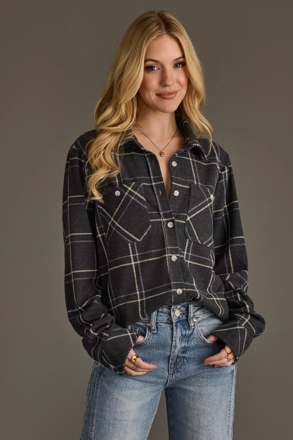 Plaid Button Up