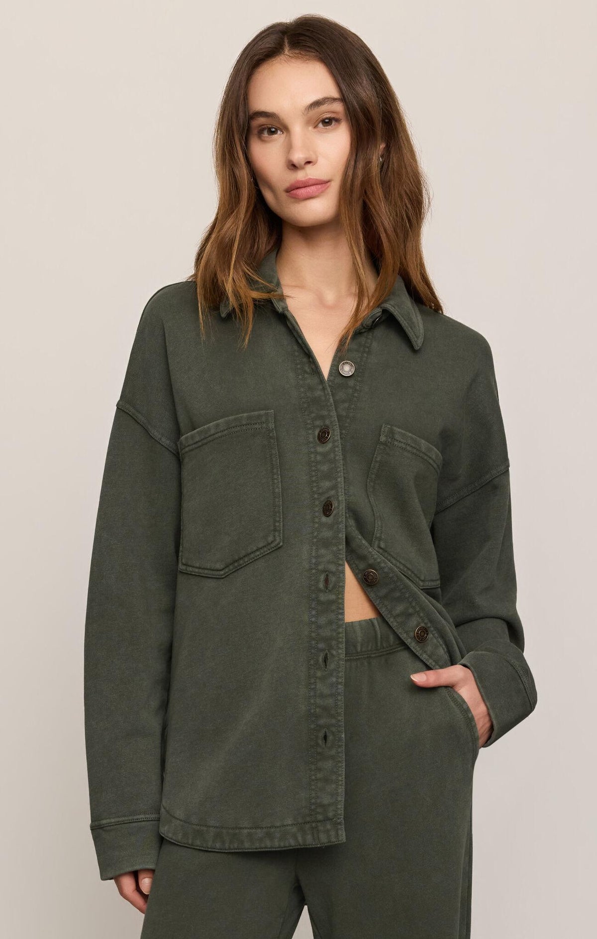 All Day Knit Jacket - Classic Olive