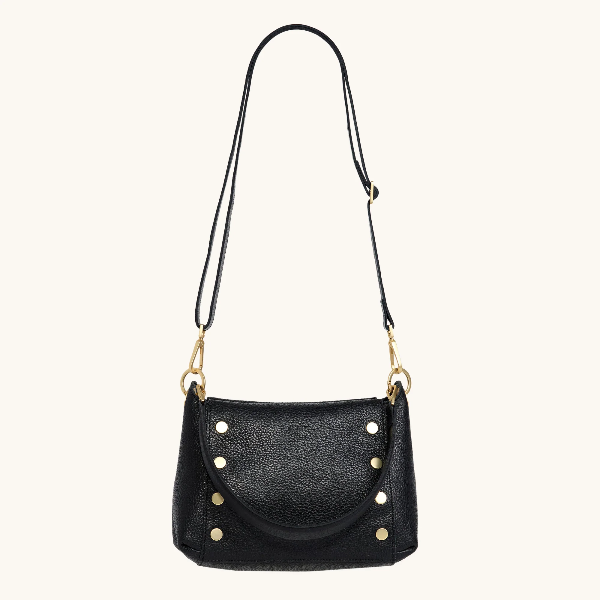 Hammitt Bryan Medium - Black/Brushed Gold Red Zip