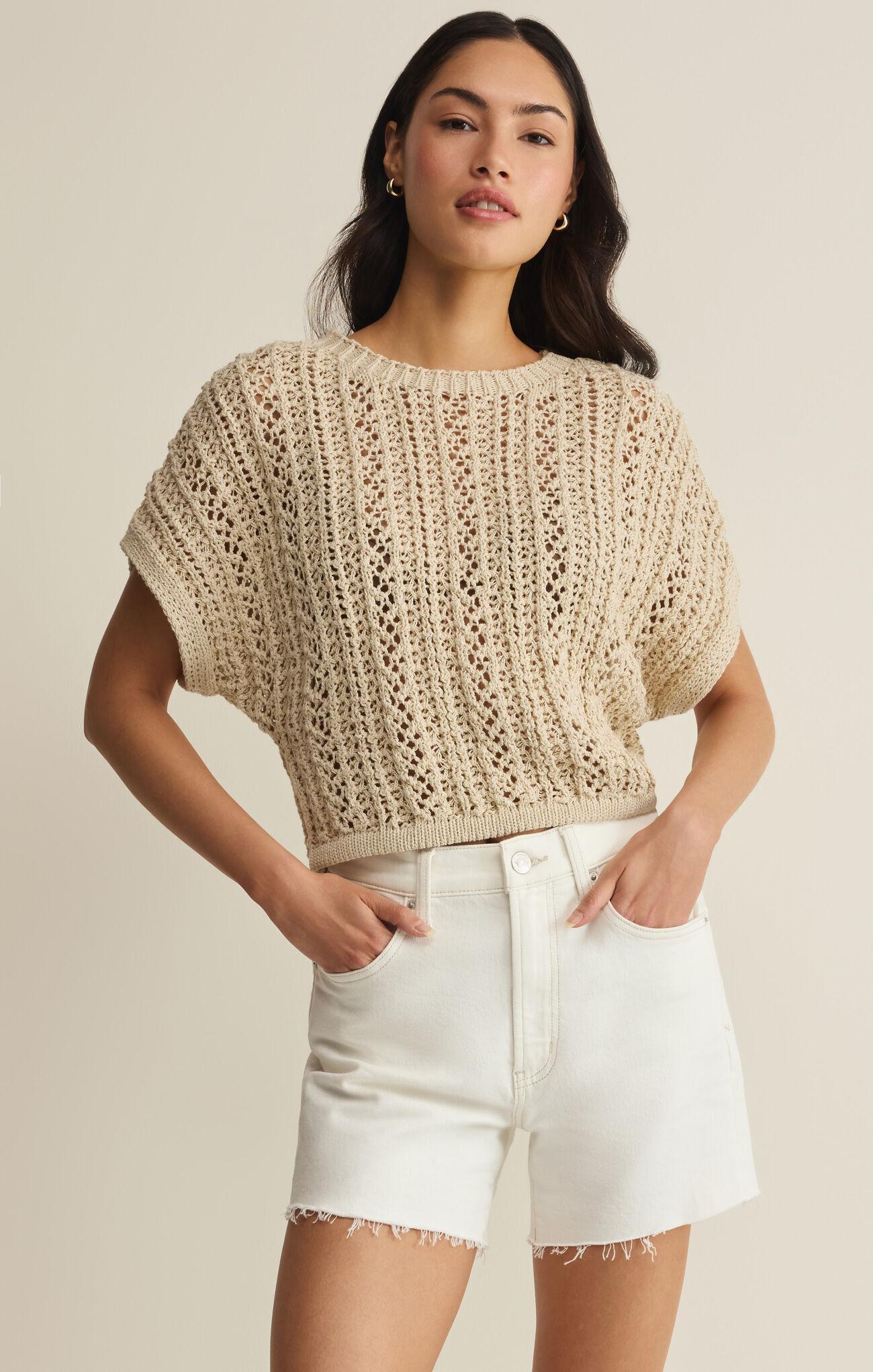 Ballast Crochet Top - Natural
