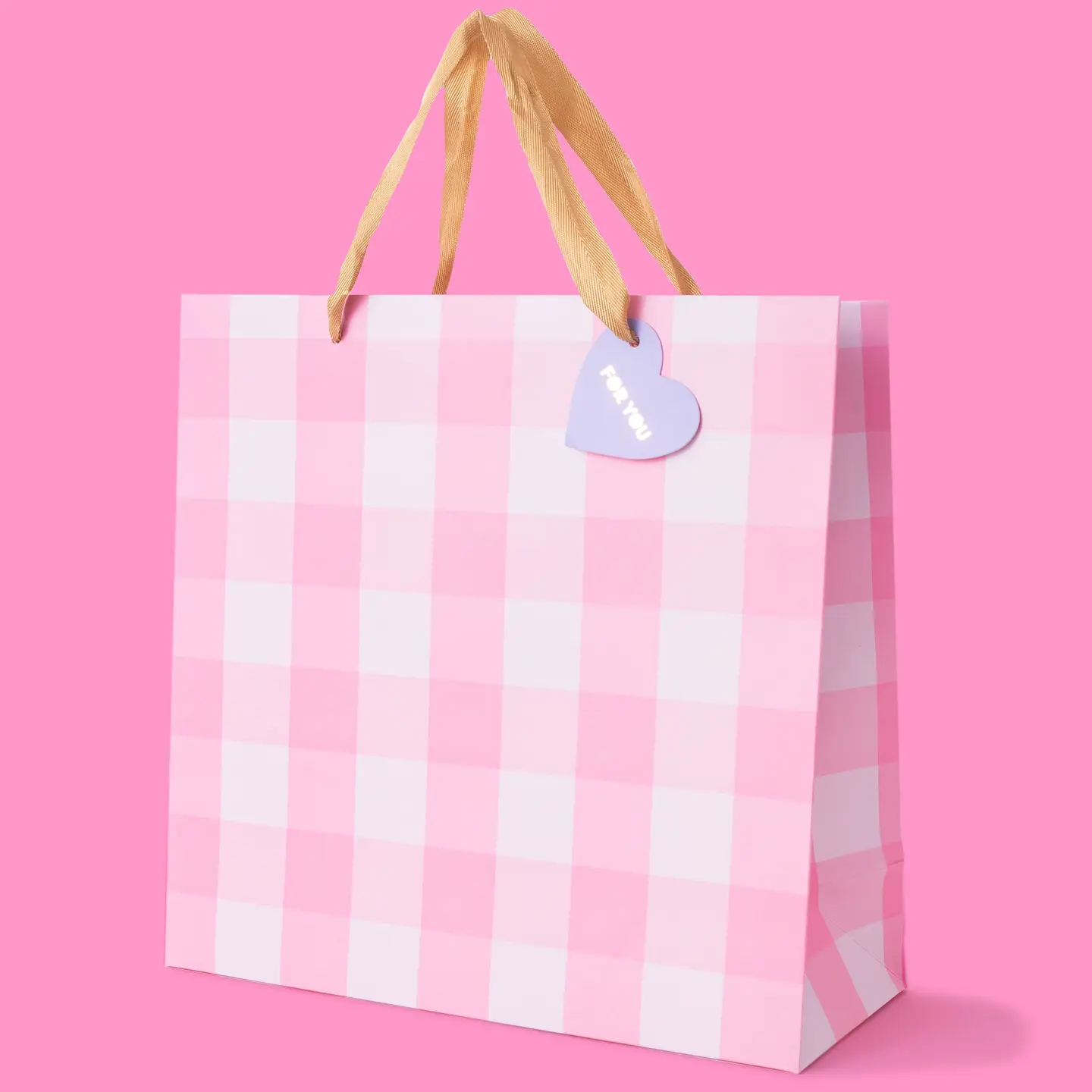 Gift Bags - Pink Gingham