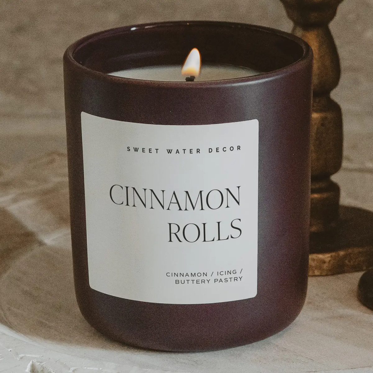 Cinnamon Rolls 15 oz Soy Candle Matte Jar