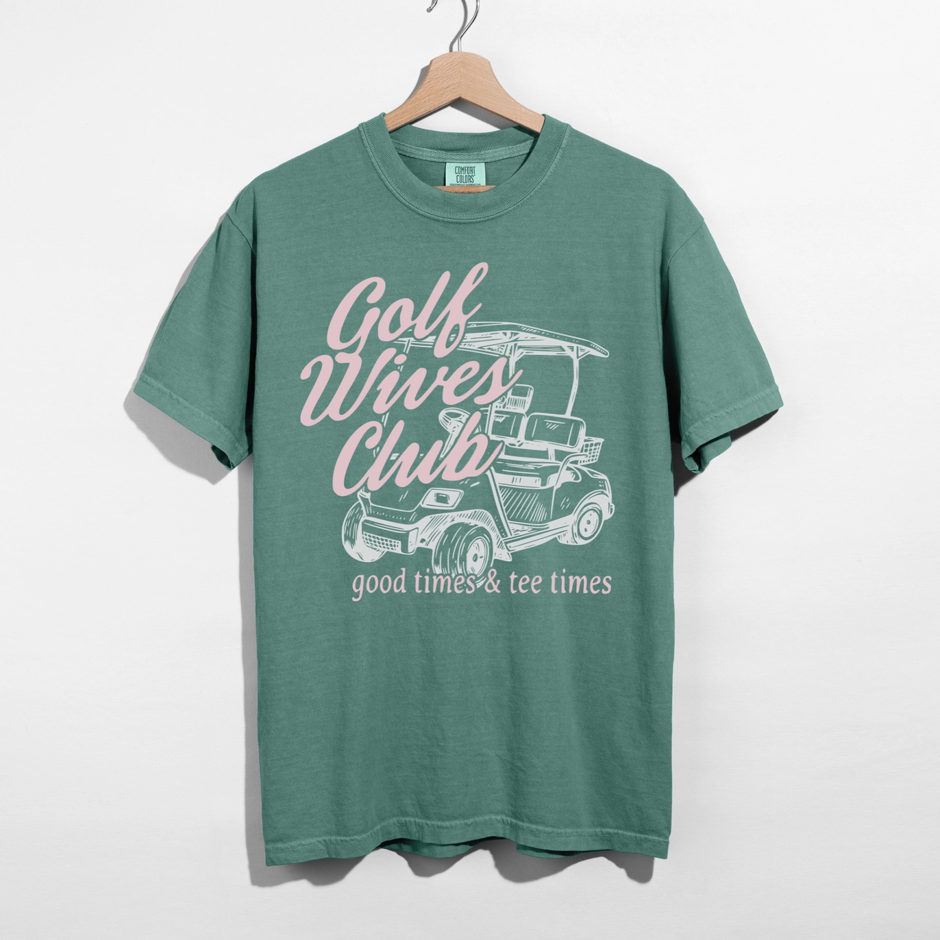 Golf Wives Club Graphic Tee - Light Green