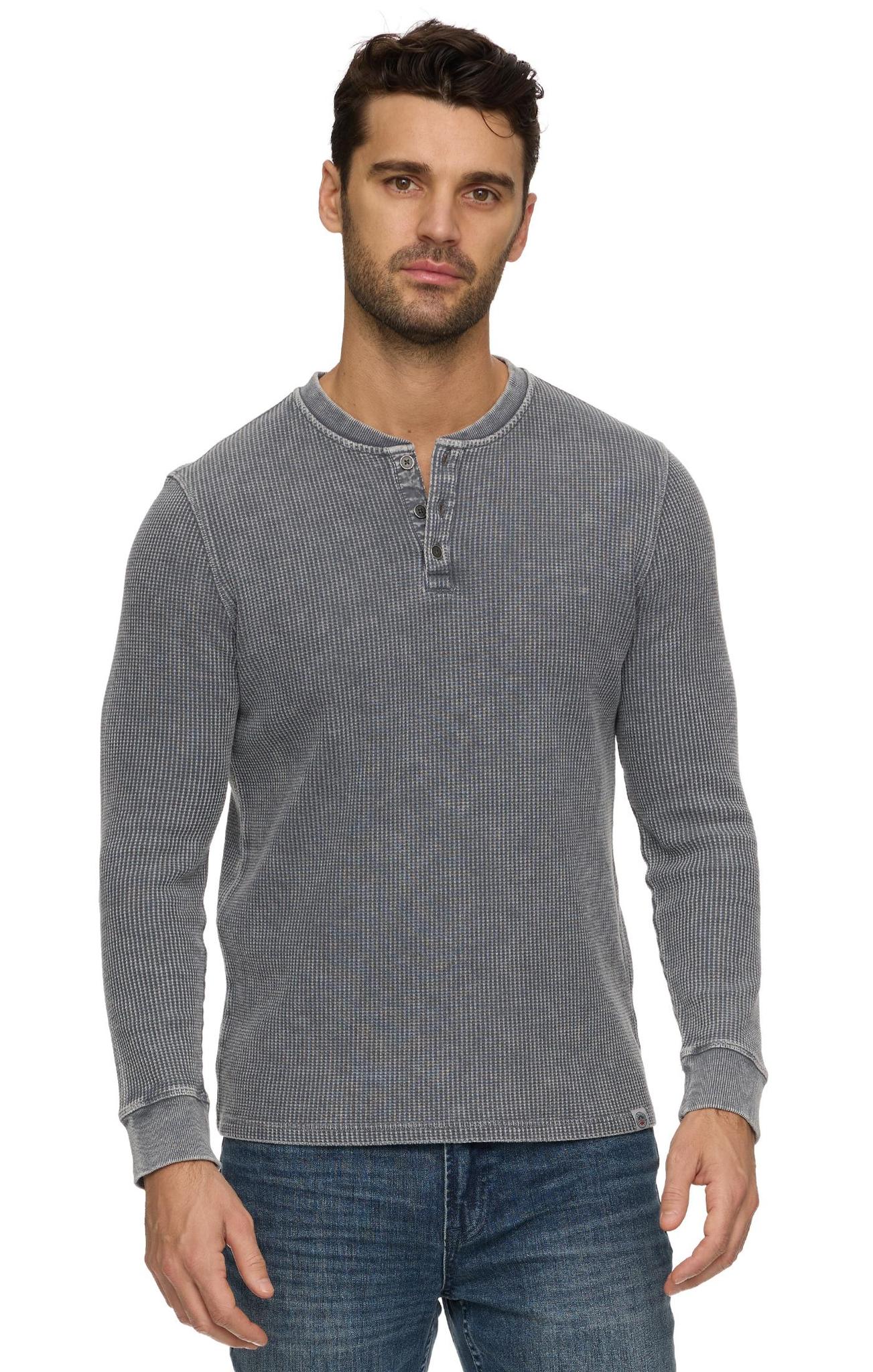 Vintage Soft Waffle Henley
