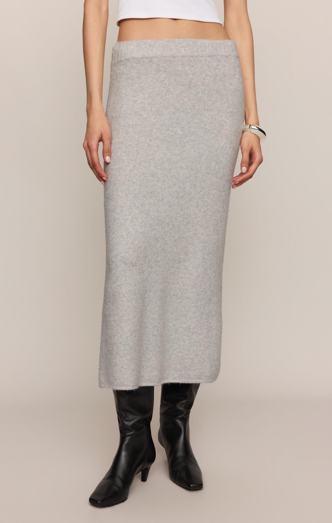 Cozy Moment Skirt - Feather Grey