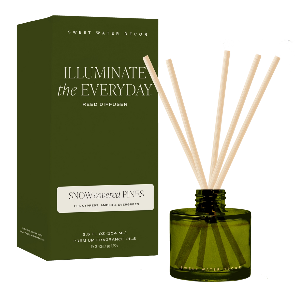Snow Covered Pines Reed Diffuser