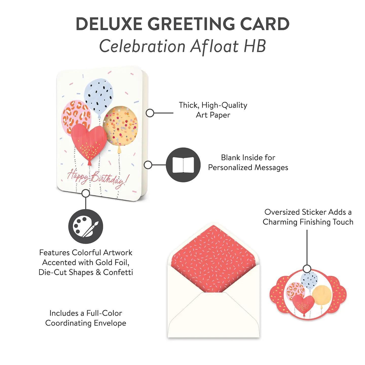 Deluxe Greeting Card – Celebration Afloat