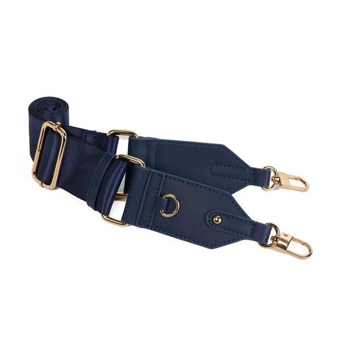 HydroBag Navy Matte with Solid Vegan Leather Strap