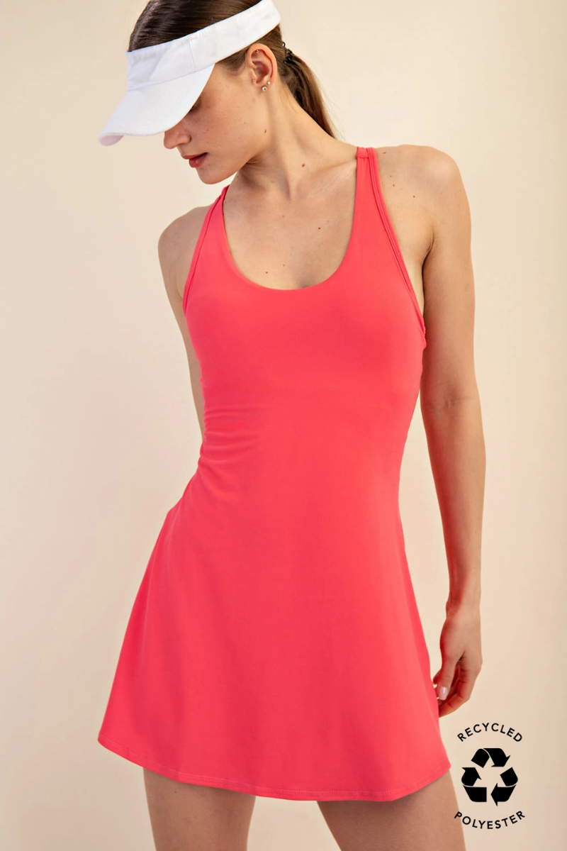 Rae Mode Tennis Romper Dress - Front View