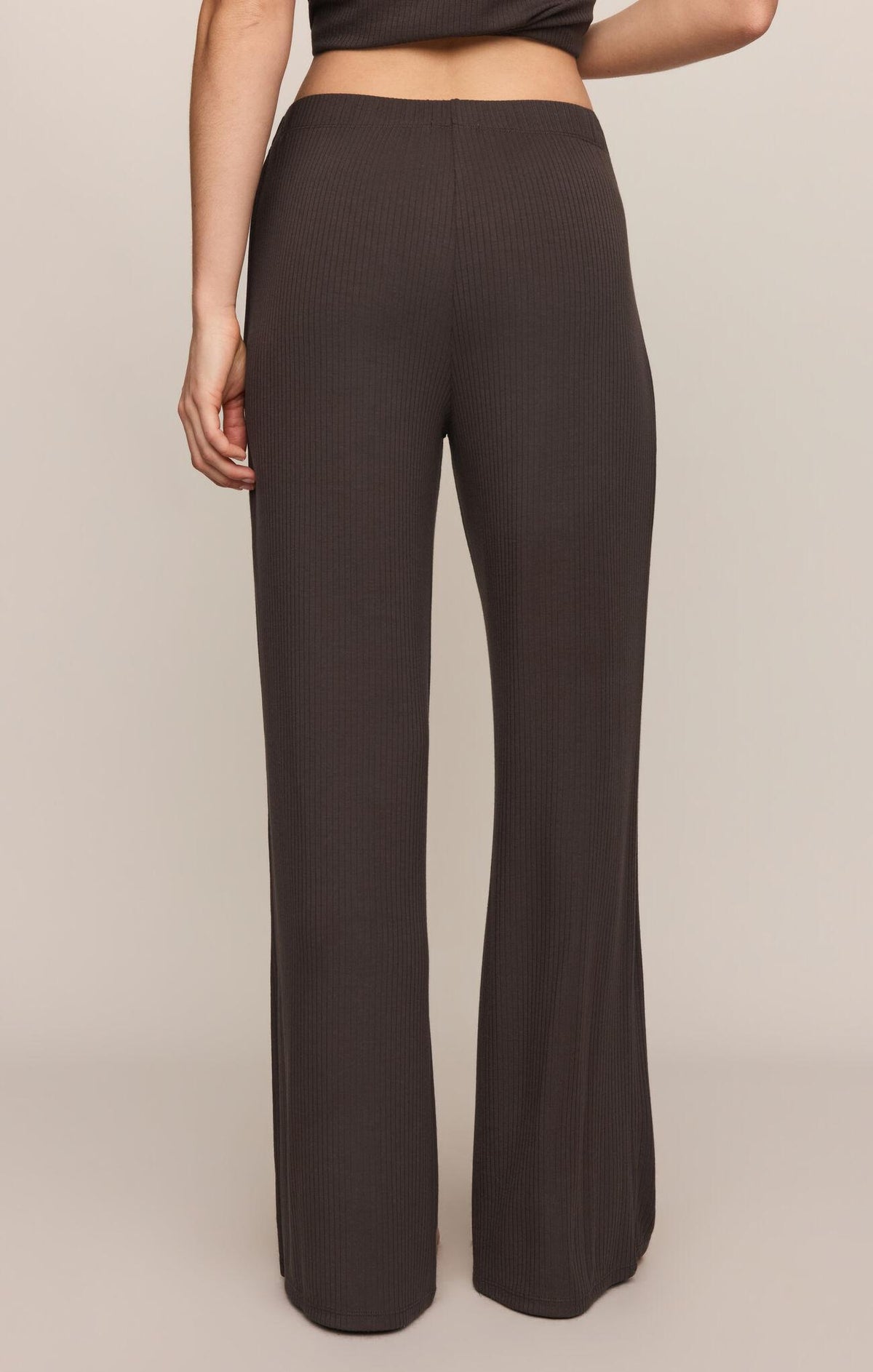 Just Right Rib Pant - Cocoa Bean