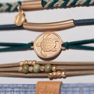 Journey Green Sea Turtle Hair Tie Bracelets