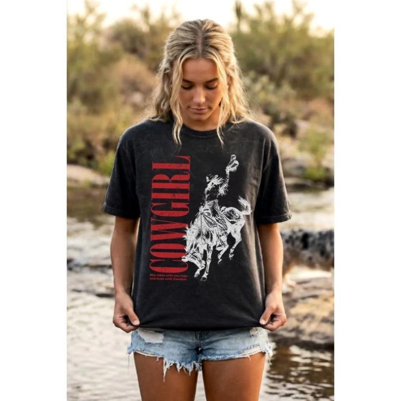HRTandLUV Cowgirl Mineral Graphic Tee 