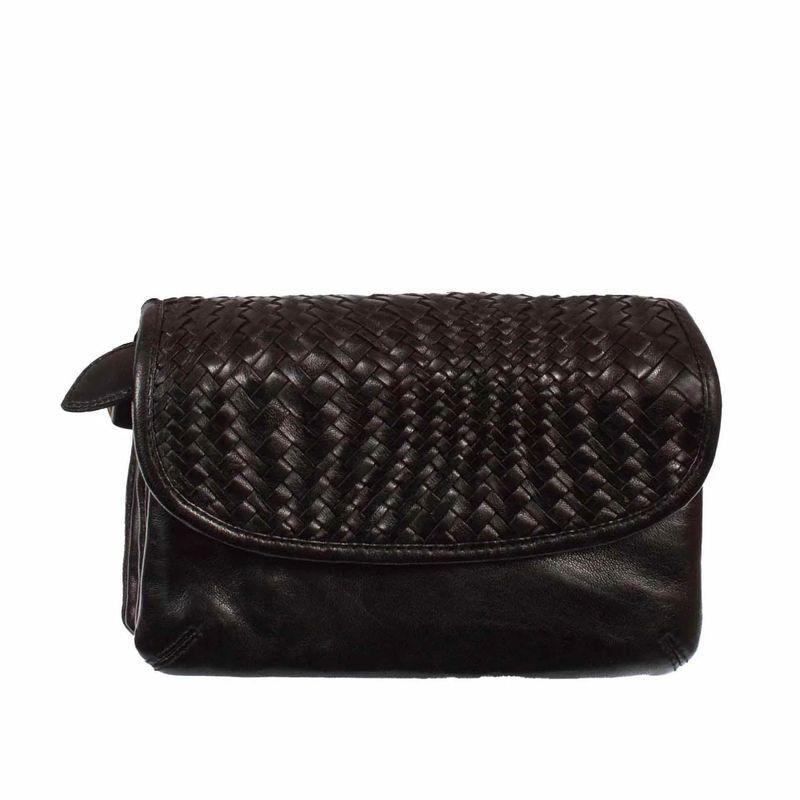 Woven Leather Handbag